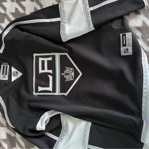 Reebok Black and White LA Kings jersey